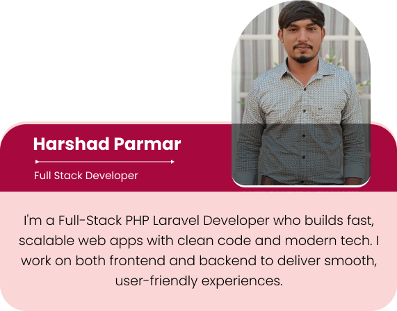 harshad parmar full stack developer at Softs Solution Service