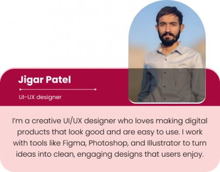 jigar patel ui/ux designer at Softs Solution Service