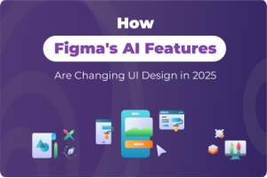 Figma AI interface showcasing auto-generated UI mockup for mobile app in 2025