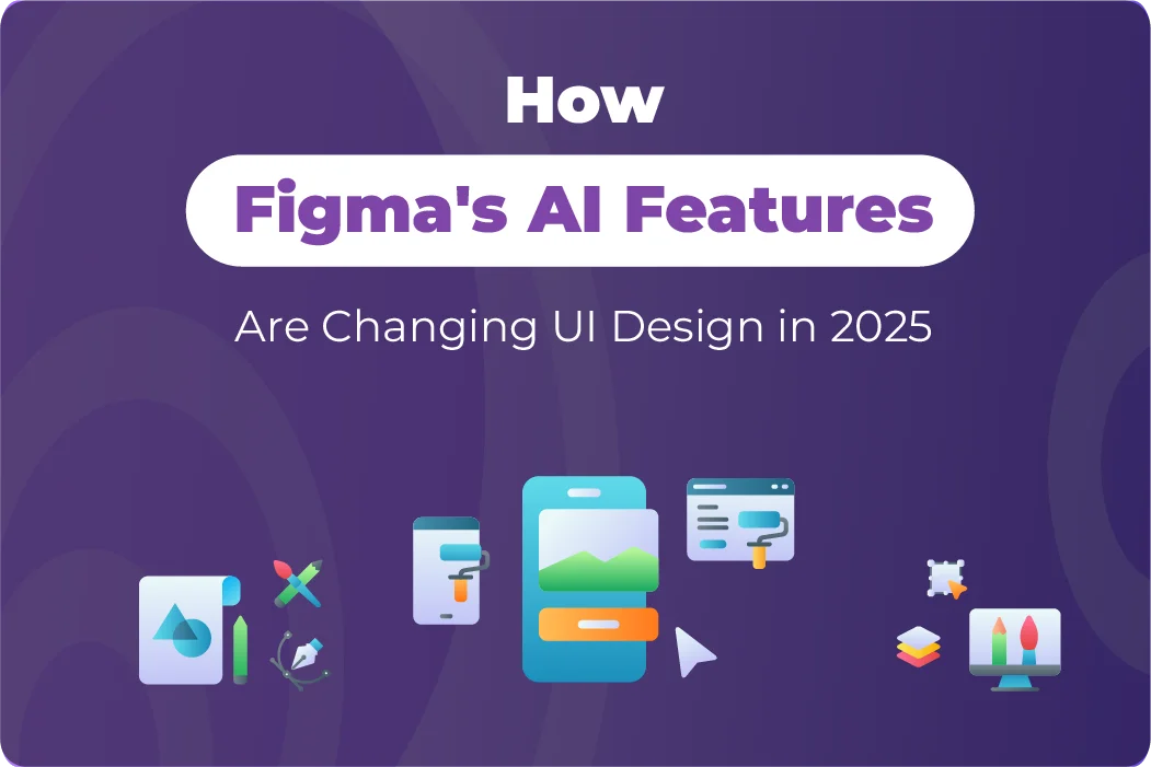 Figma AI interface showcasing auto-generated UI mockup for mobile app in 2025